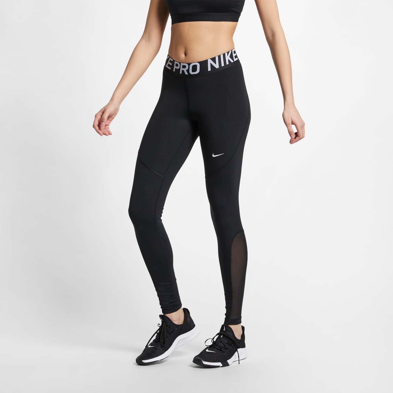 Nike Pro-tights til kvinder - sort