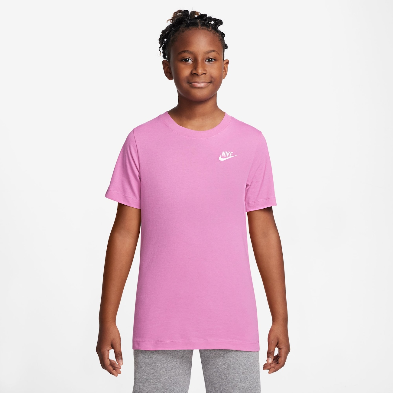 Camiseta Nike Futura Sportswear Infantil Verde  Tennis Action - Loja  especializada em Beach Tênis e Tennis