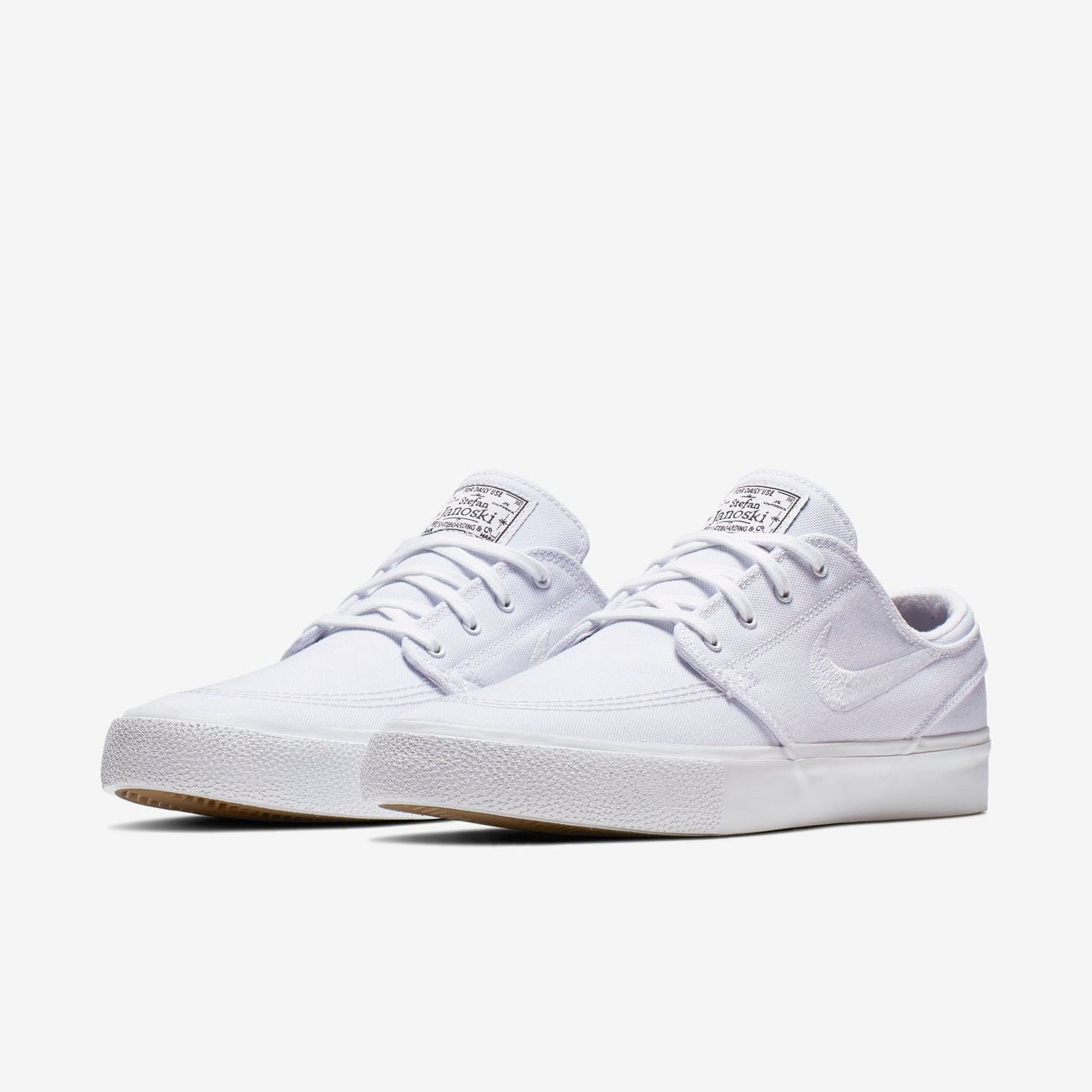 Nike sb sales white janoski