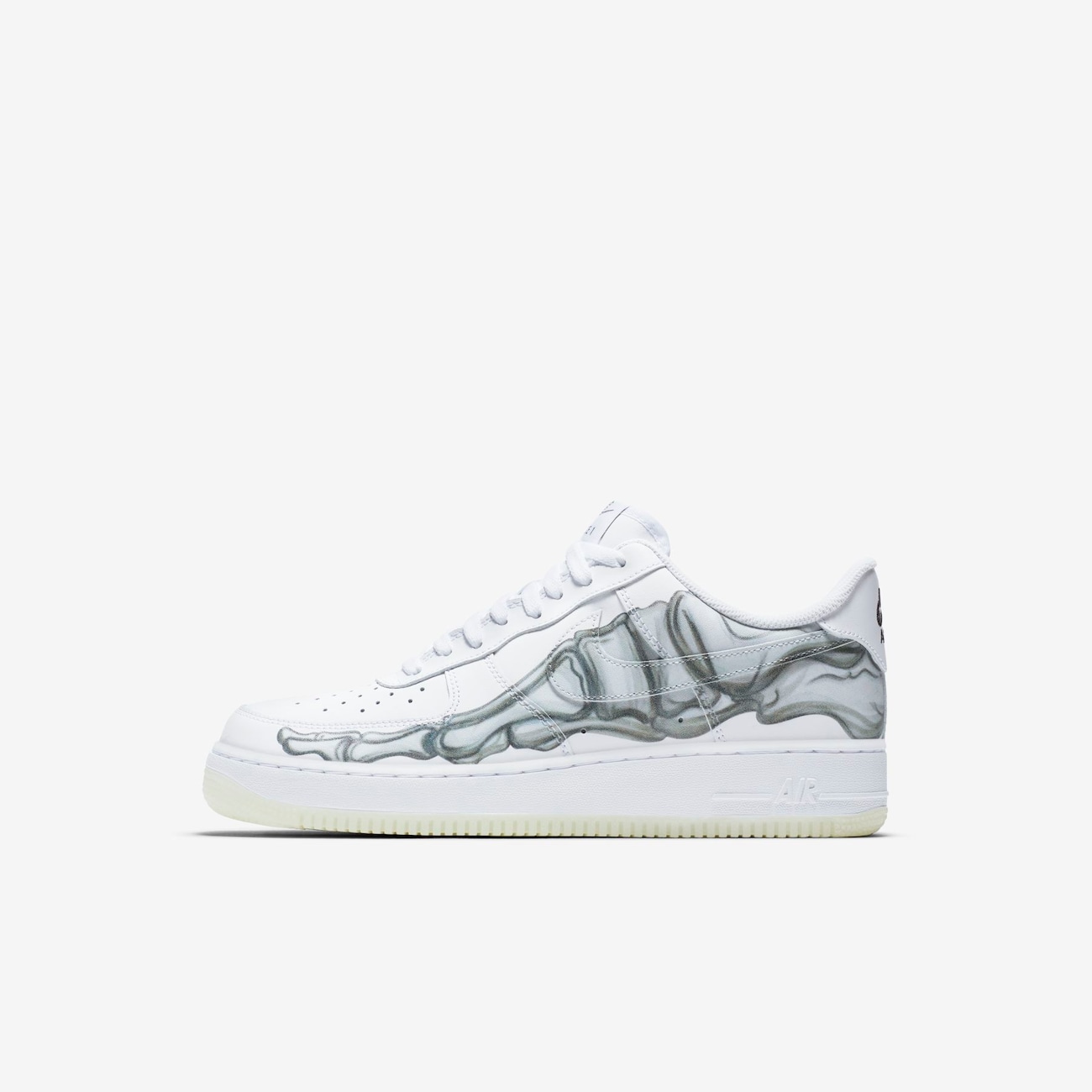 靴 NIKE AIR FORCE 1 Skeleton White Tênis Nike Air Force 1 07 Skeleton Edição Limitada Masculino - Nike