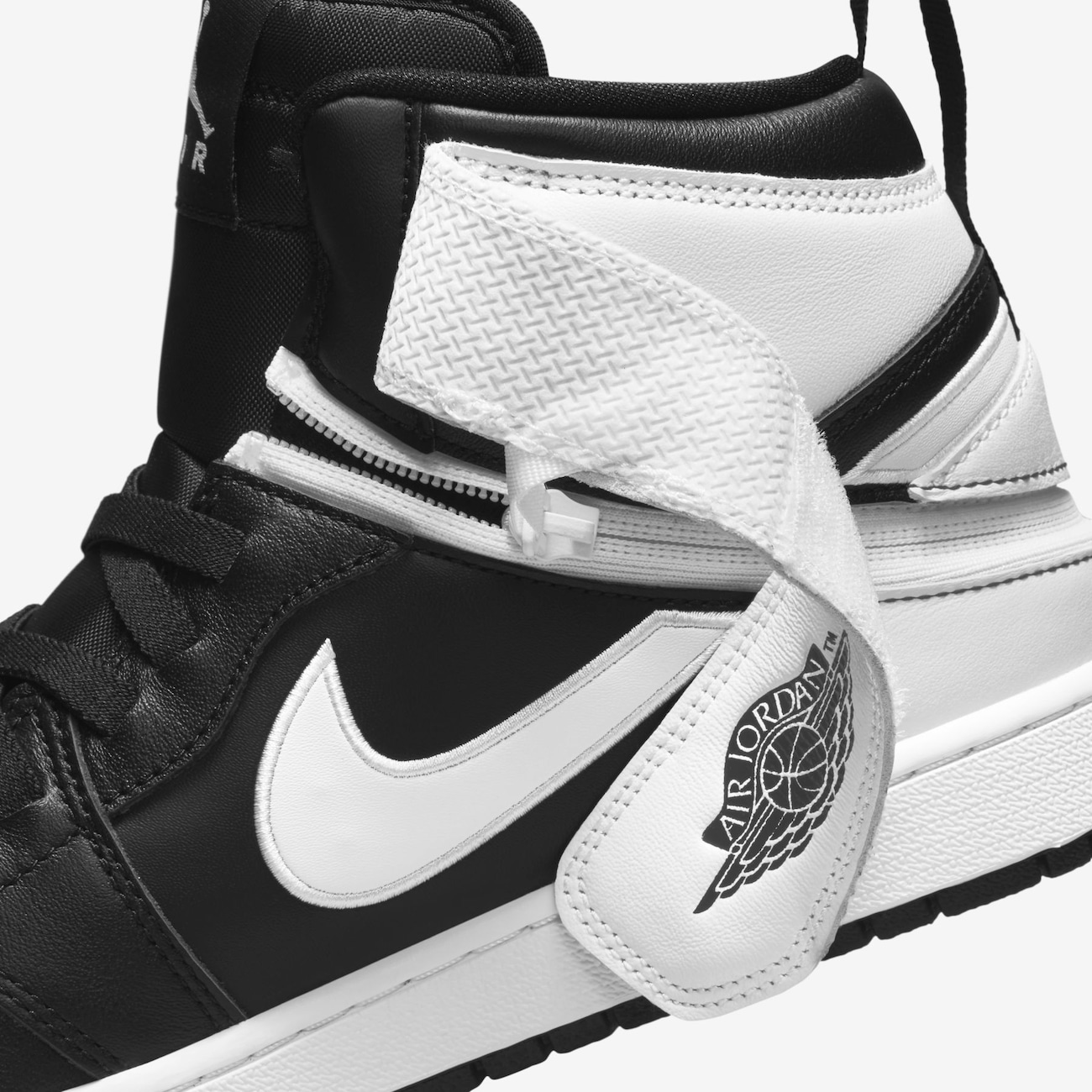 シューズ(男性用) NIKE AIR JORDAN 1 HI FLYEASE BLACK WHITE Air Jordan 1 Hi FlyEase FlyEase - Nike