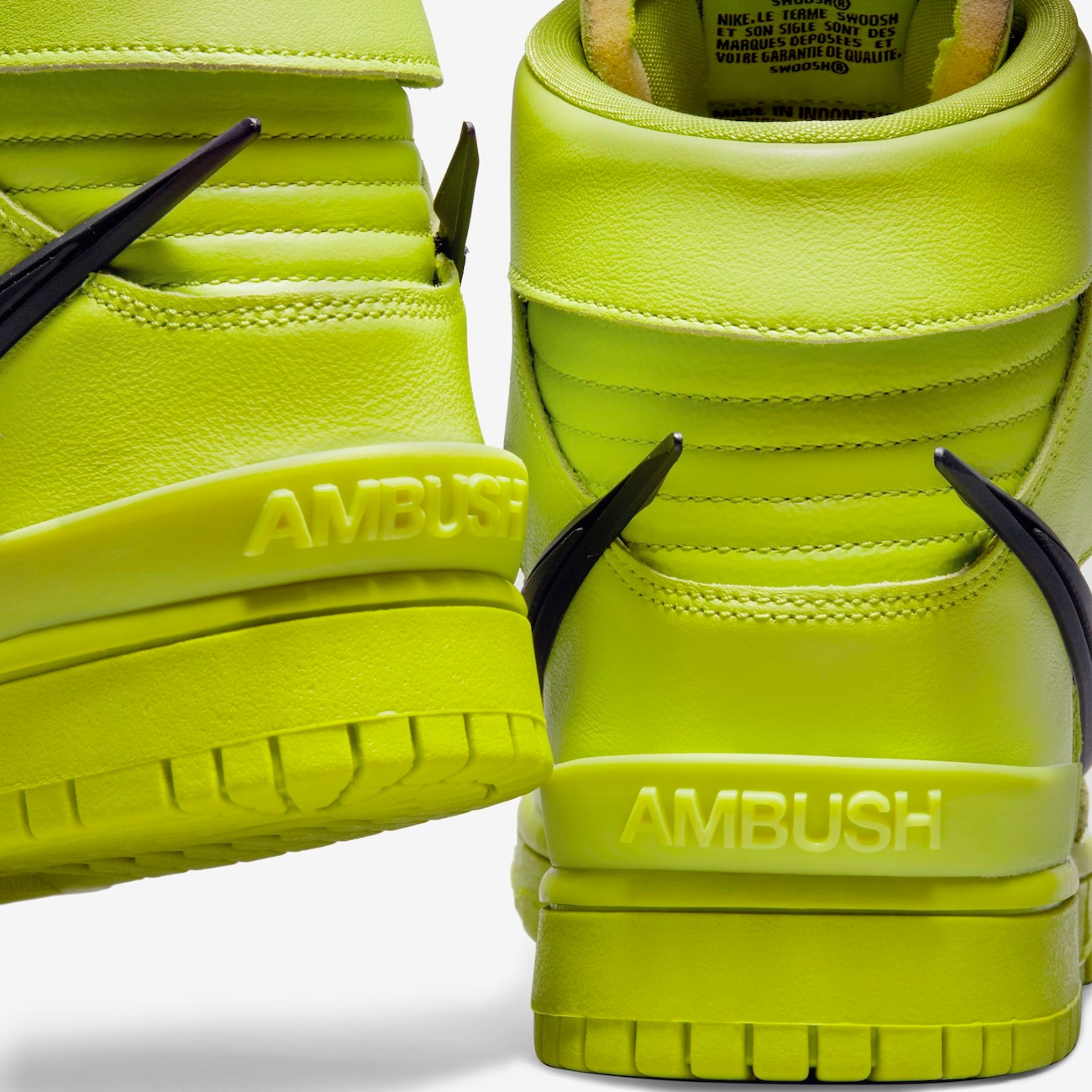 Dunk High x AMBUSH Flash Lime - Nike