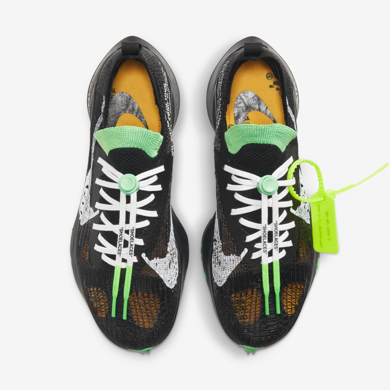 スパイク・シューズ NIKE Off-white AIR ZOOM TEMPO NEXT% 29cm Air Zoom Tempo NEXT% x Off-White™ Black - Nike