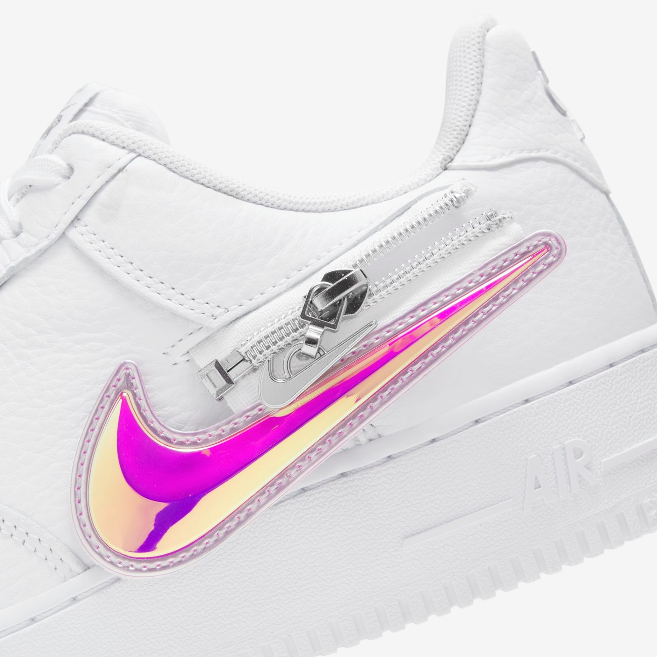 Air Force 1 White Zipper - Nike