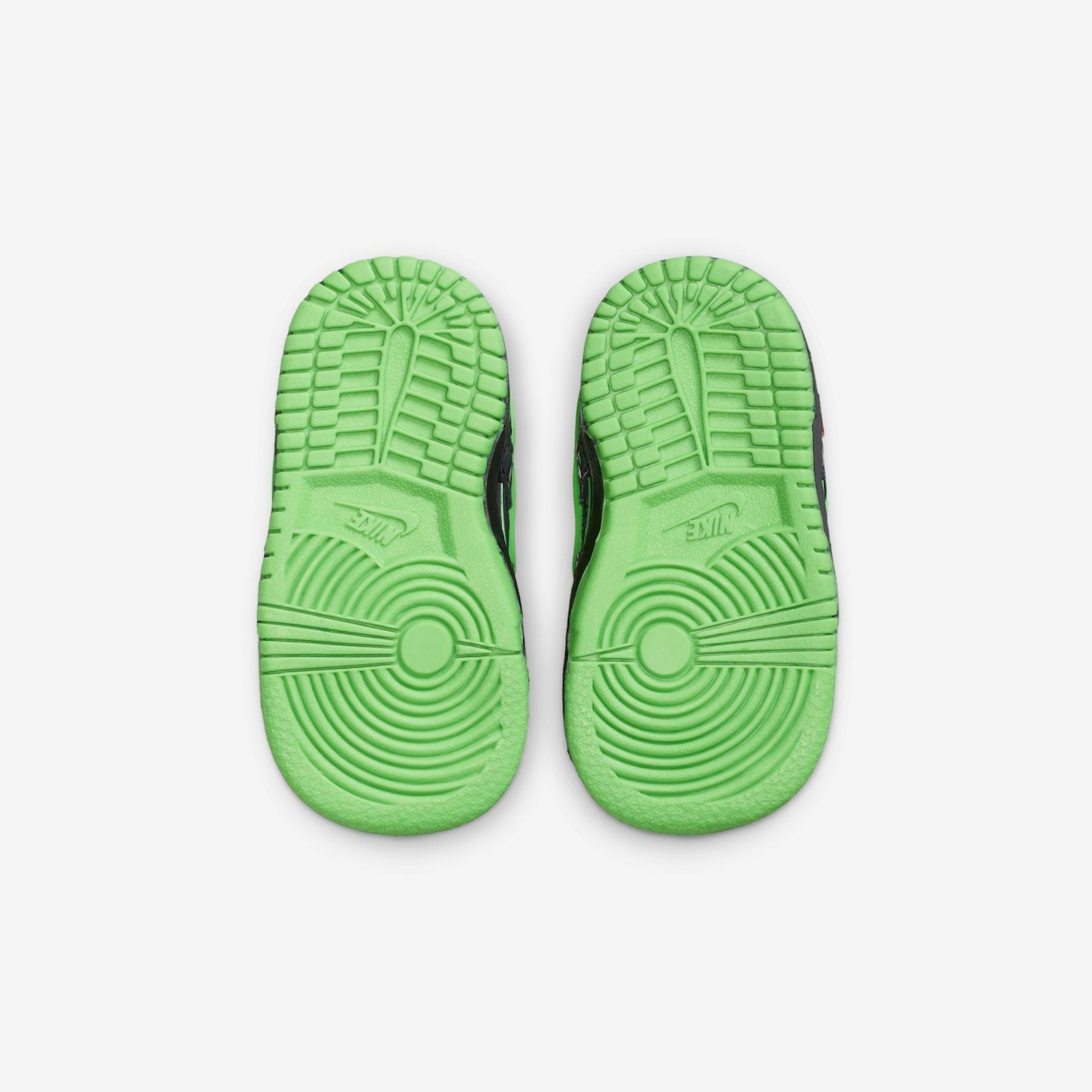Rubber Dunk x Off-White Infantil TD Green Strike - Nike