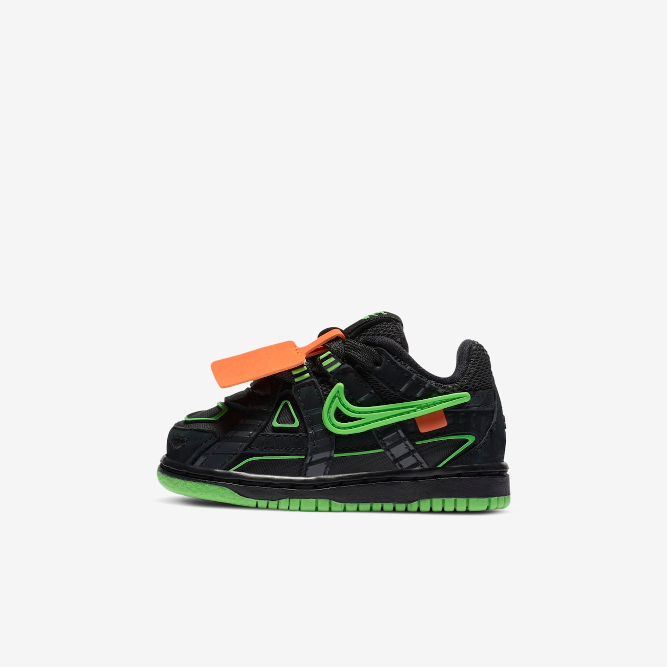 Rubber Dunk x Off-White Infantil TD Green Strike - Nike