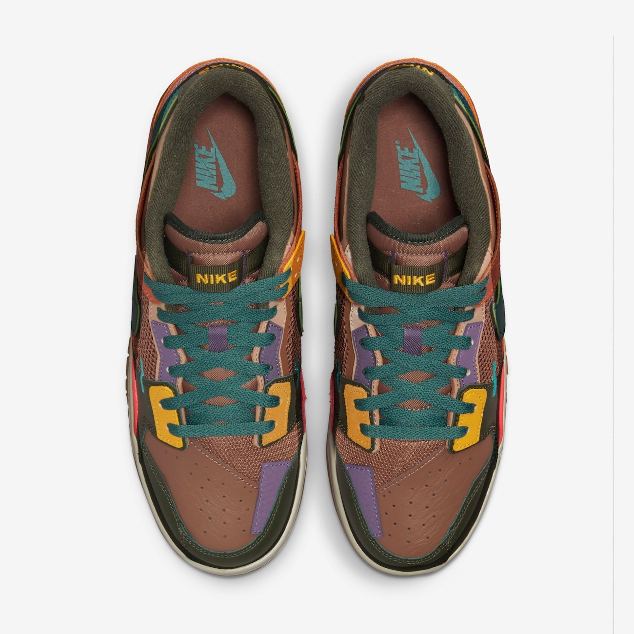 NIKE DUNK LOW SCRAP ARCHEO BROWN - Nike