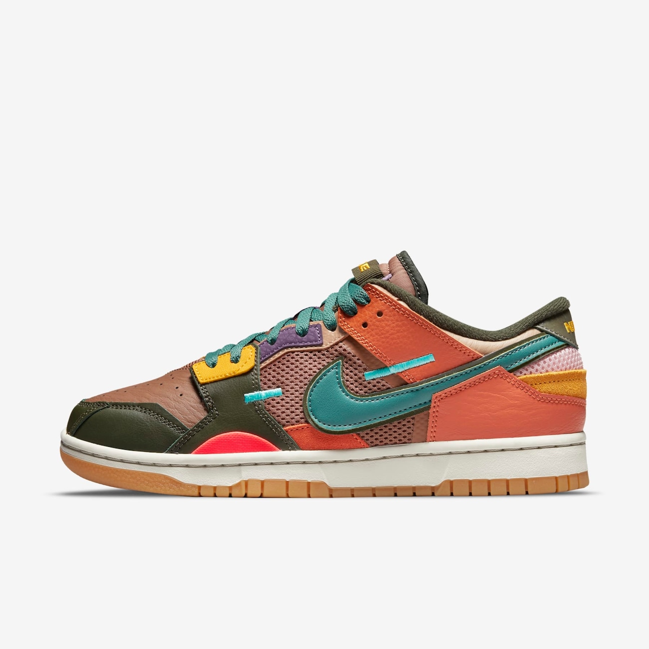 NIKE DUNK LOW SCRAP ARCHEO BROWN - Nike