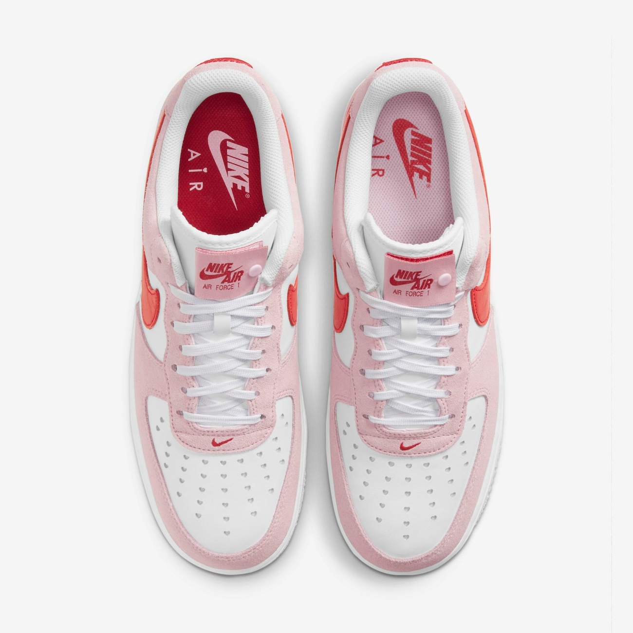 nike air force 1 with heart