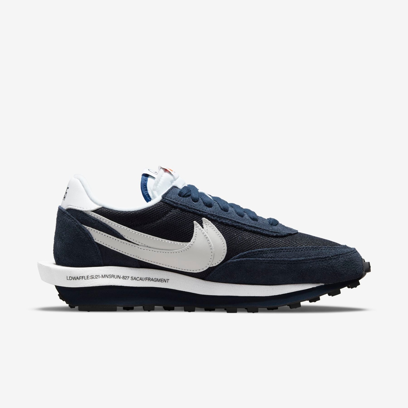 LDWaffle x sacai x Fragment Blackened Blue - Nike