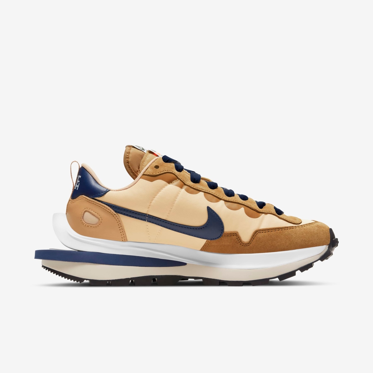 Nike x sacai VaporWaffle Sesame and Blue Void - Nike