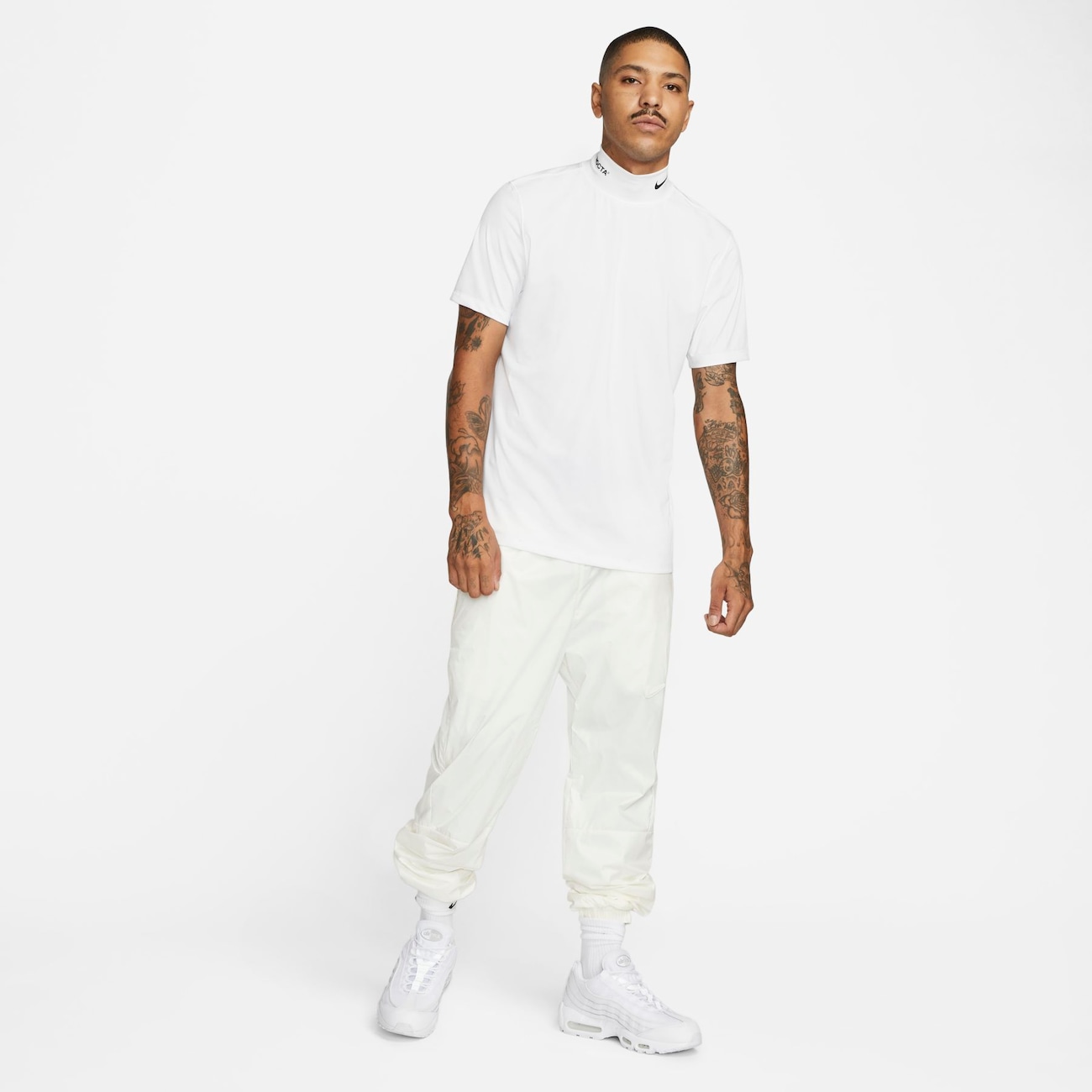 Nike NOCTA GOLF 長袖カットソー ホワイト NOCTA GOLF M NRG MOCK NECK