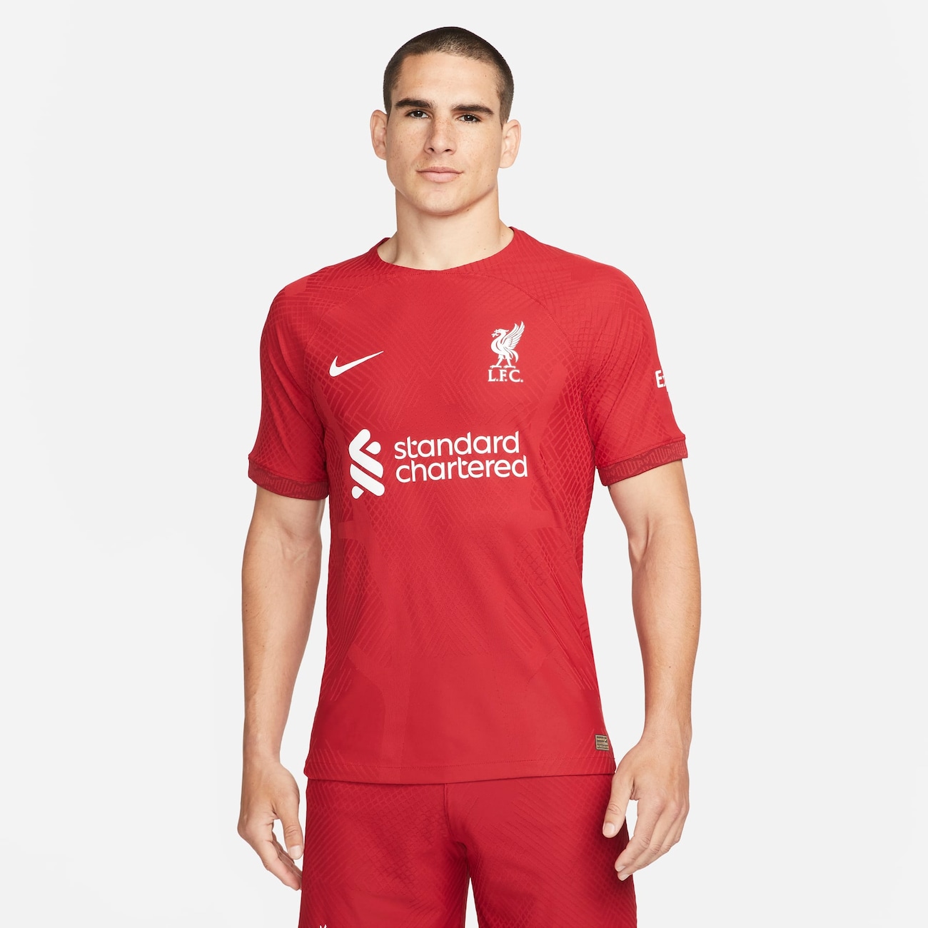 Camisa Nike Liverpool I 2022/23 Jogador Masculina - Foto 1