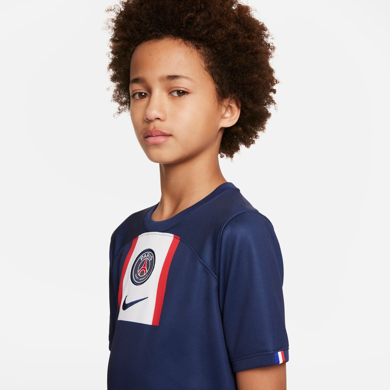 Camisa Nike PSG I 2022/2023 Torcedor Pro Infantil - Foto 3