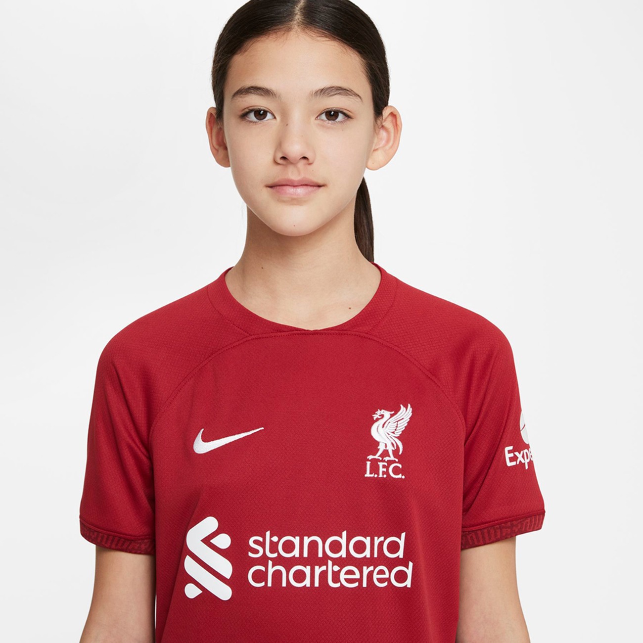 Camisa Nike Liverpool I 2022/2023 Torcedor Pro Infantil  - Foto 3