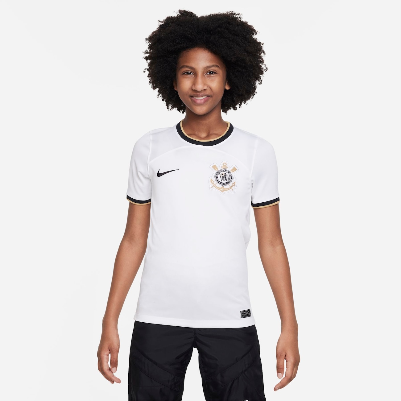 Camisa Nike Corinthians I 2022/23 Torcedor Pro Infantil