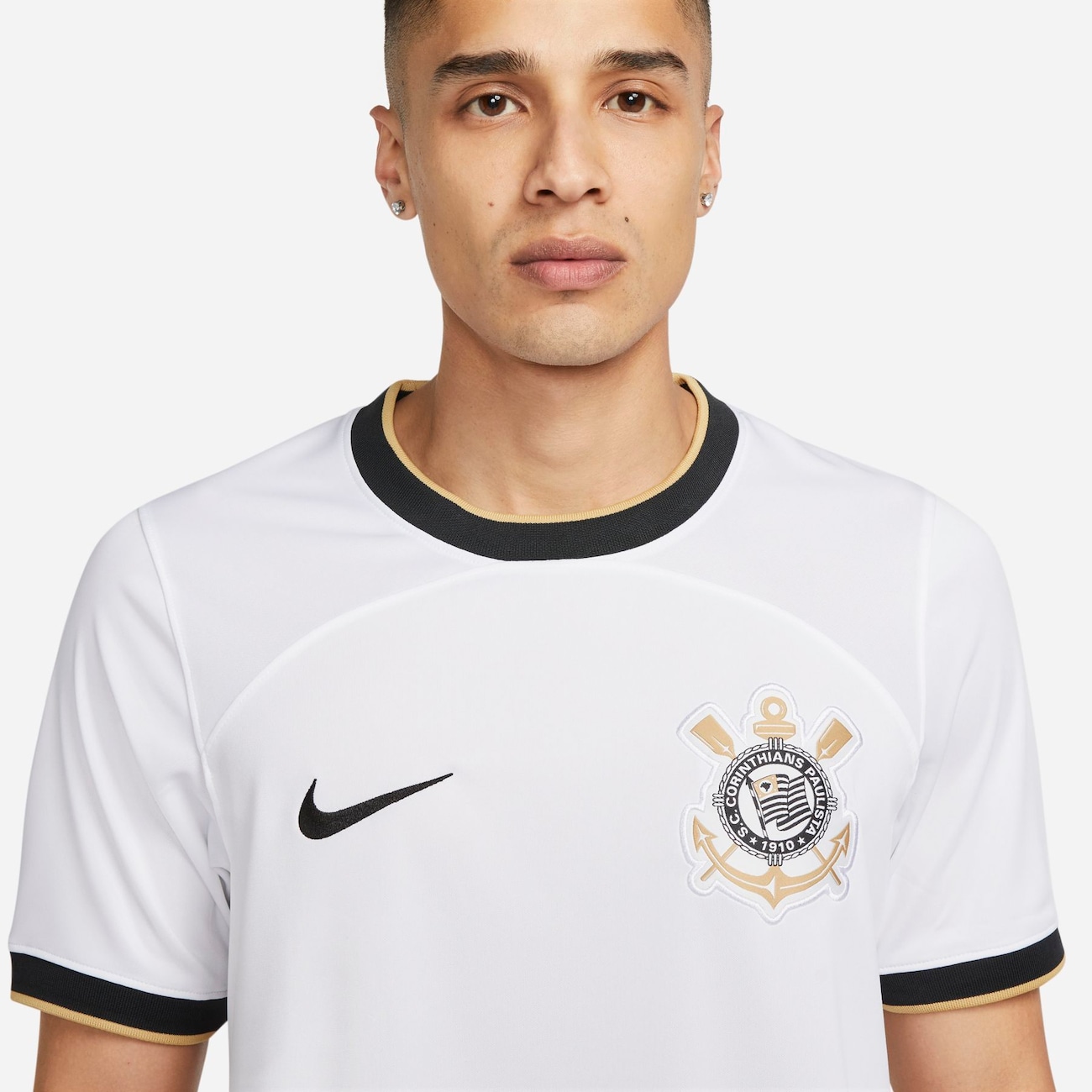Camisa Nike Corinthians I 2022/2023 Torcedor Pro Masculina - Foto 3
