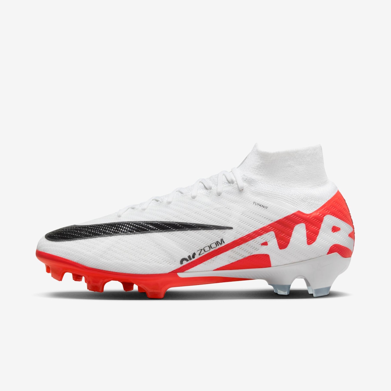 Nike Mercurial Superfly 9 Elite-fodboldstøvler (high-top) til græs - rød