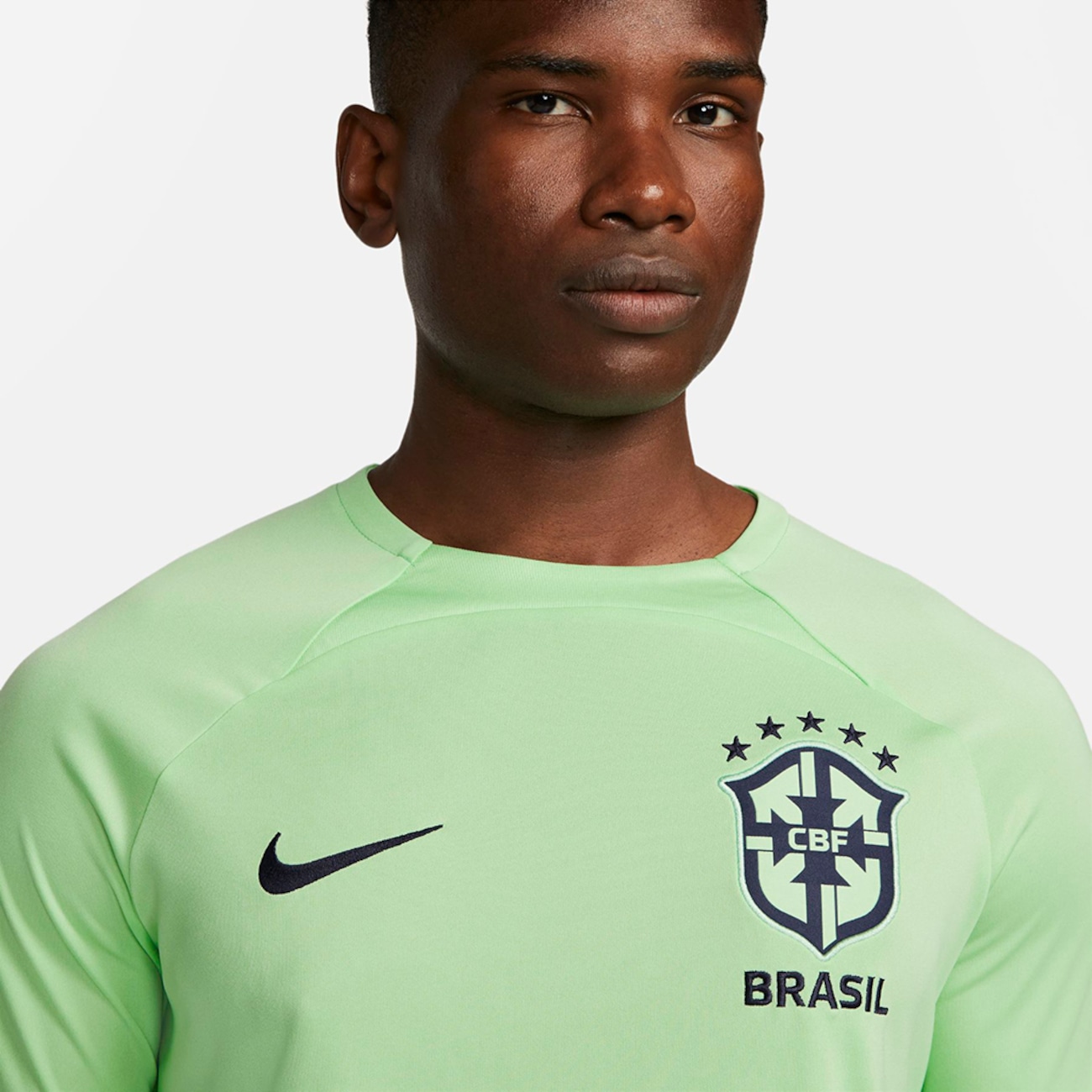 Camisa Nike Brasil Academy Pro Masculina - Carreiros Sports