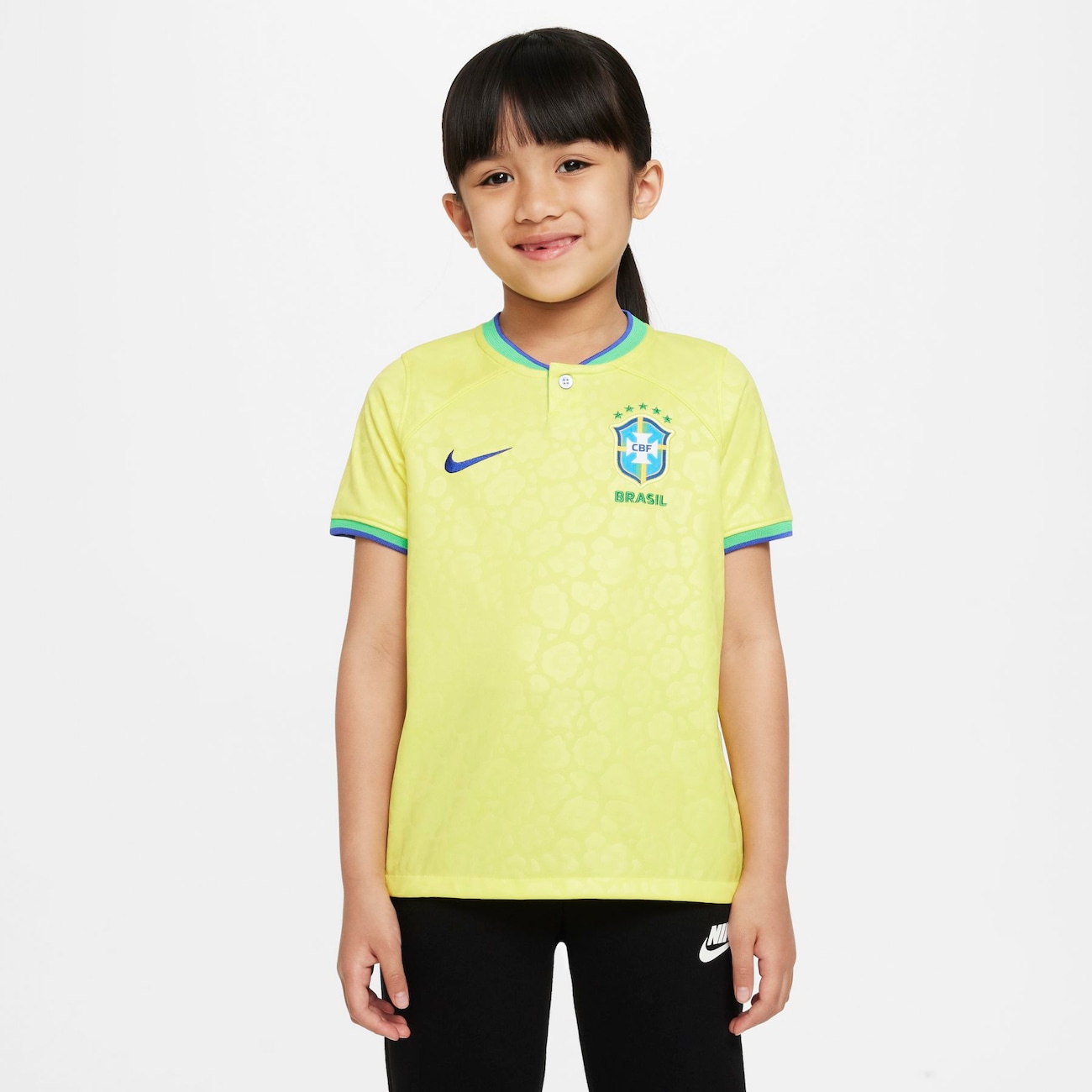 Camisa Nike Brasil I 2022/23 Torcedor Pro Crianças