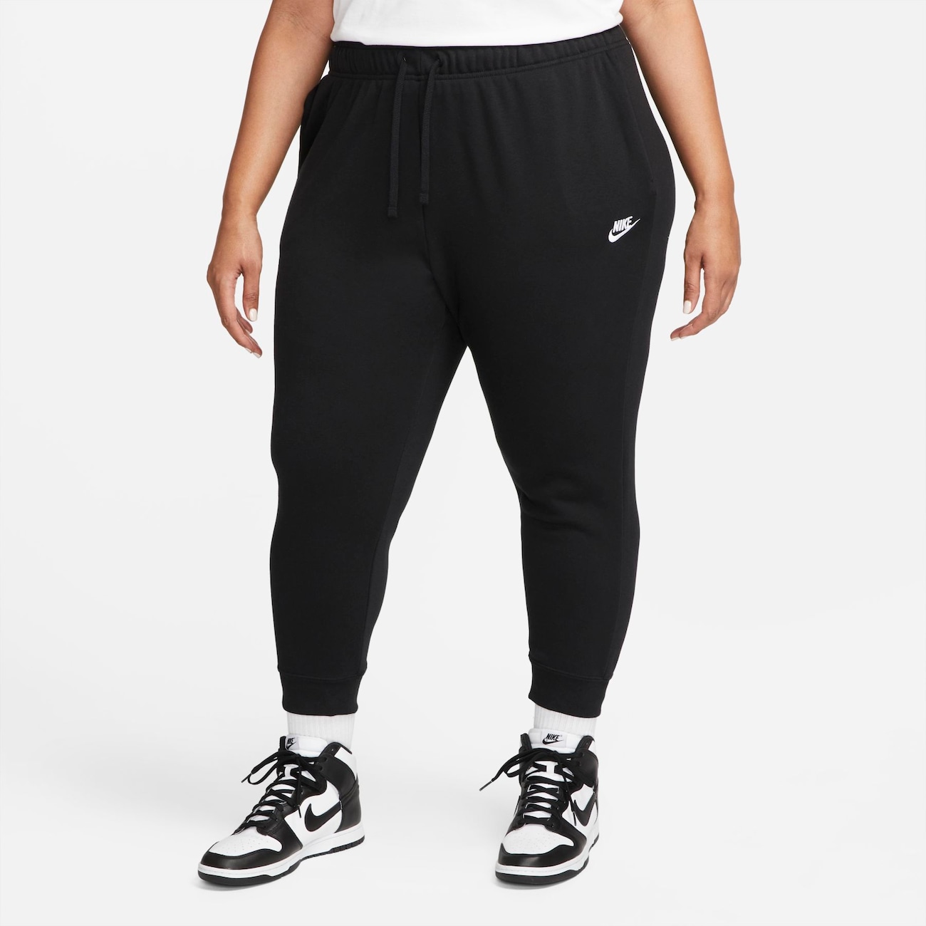 Plus Size - Calça Nike Sportswear Club Fleece Feminina