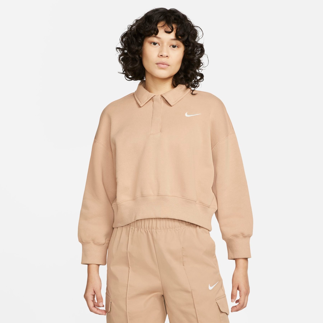Blusão Nike Sportswear Phoenix Fleece Feminino - Escorrega o Preço