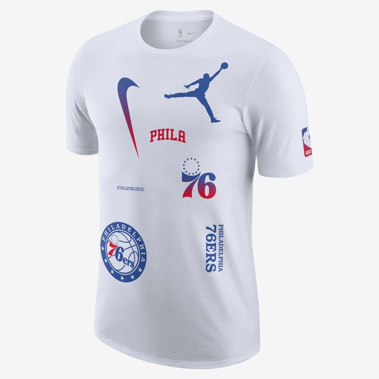 Camiseta Nike Philadelphia 76ers Courtside Statement Edition 2022