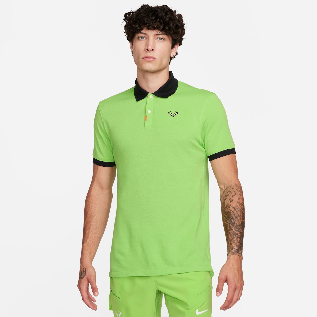 The Nike Polo Rafa med slank pasform til mænd - grøn