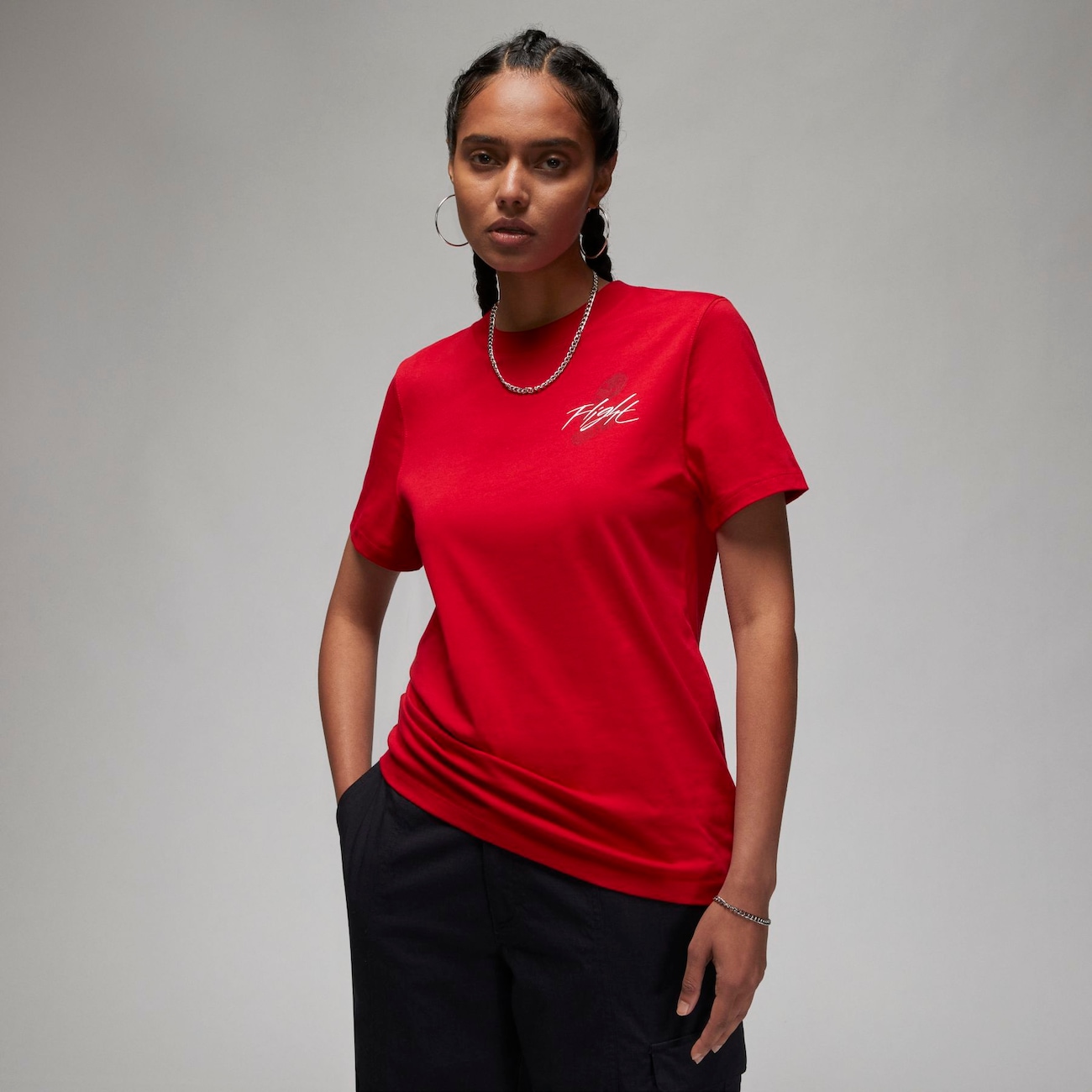 Camiseta Jordan Flight Crew Feminina