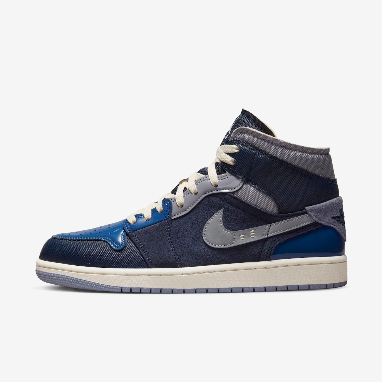 NIKE エアジョーダン1 MID SE CRAFT Tênis Air Jordan 1 Mid SE Craft Masculino - Nike