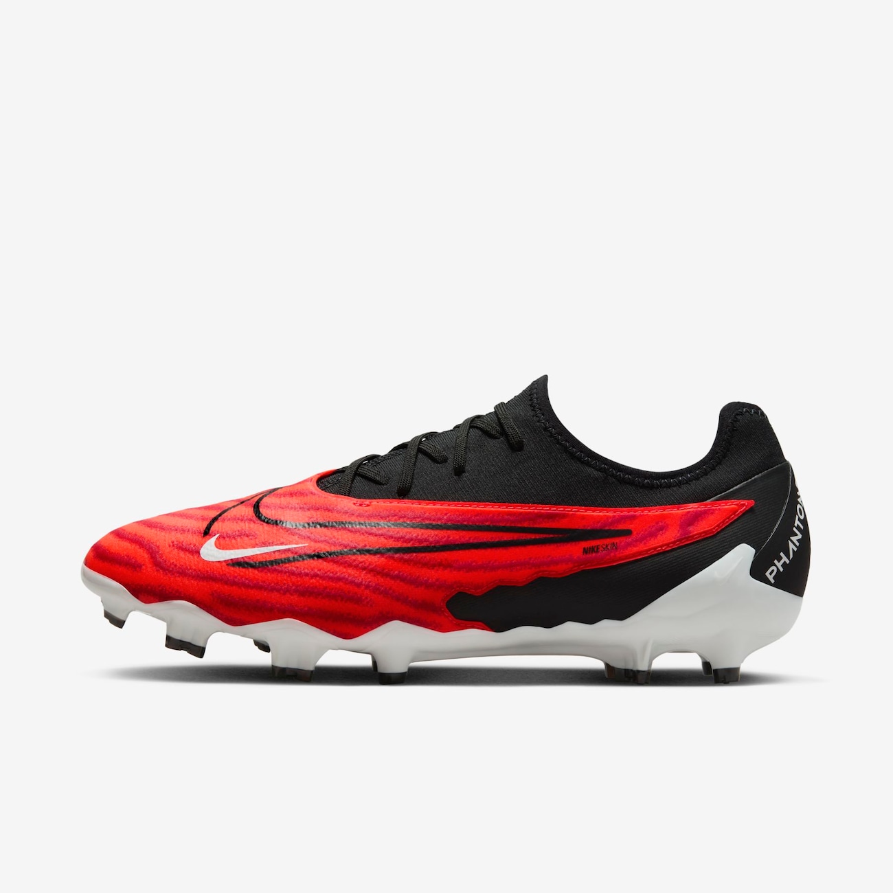 Nike Phantom GX Pro low top voetbalschoenen (stevige ondergrond) - Rood