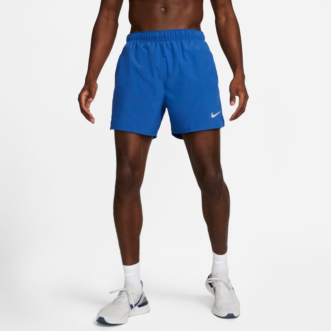 Nike Challenger Pantalón corto de running Dri-FIT de 13 cm con malla interior - Hombre - Azul