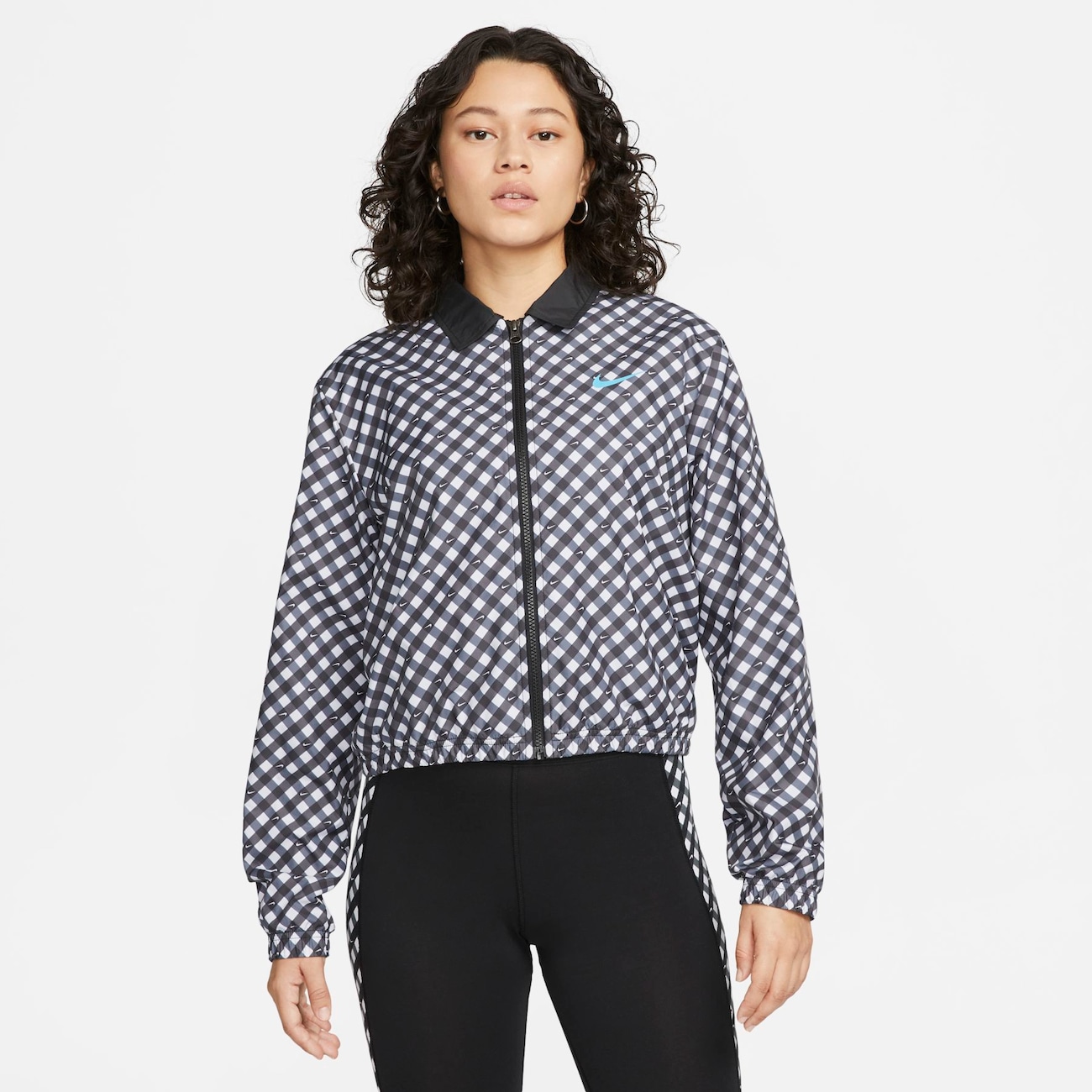 Jaqueta Nike Sportswear Gingham Coach Feminina