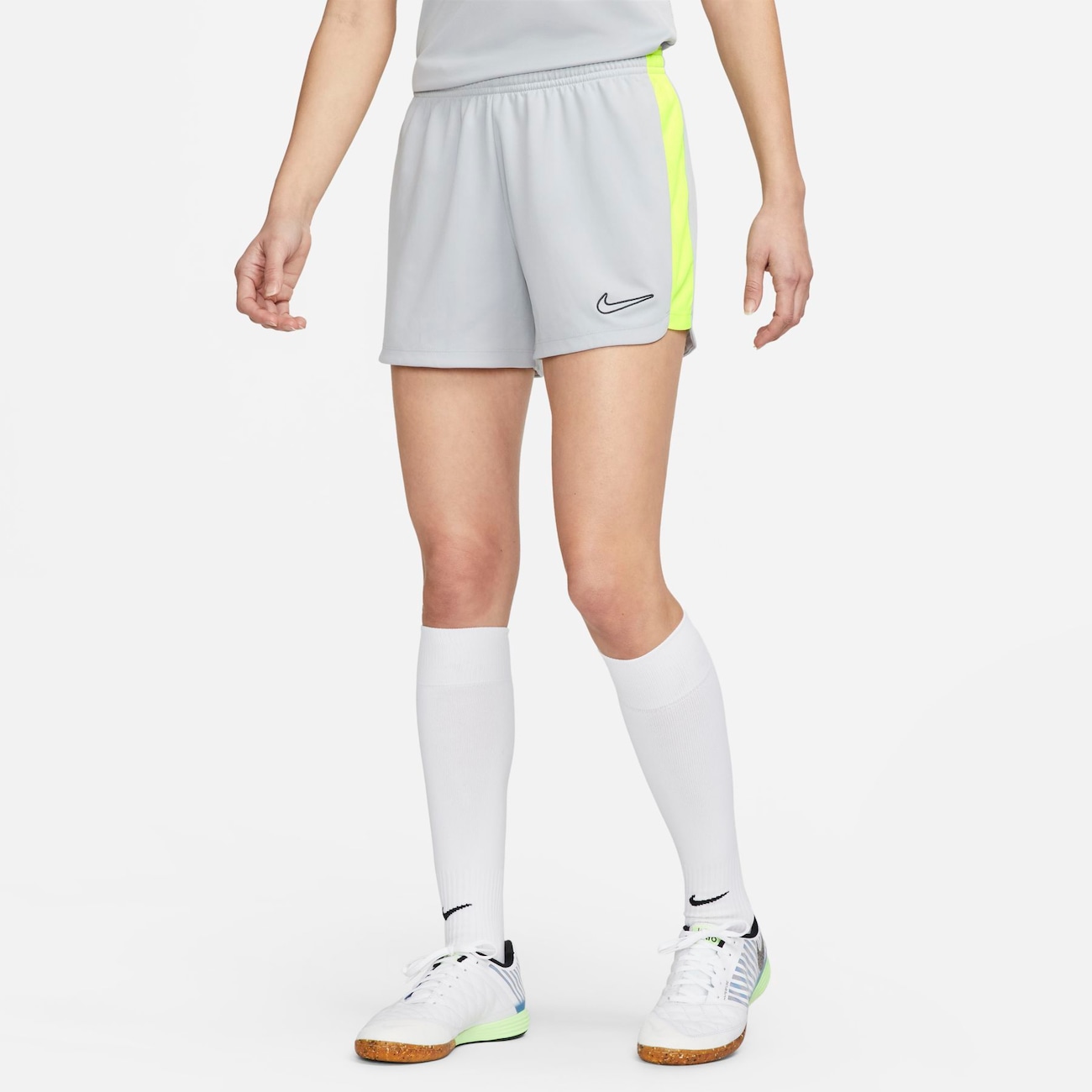 Nike Dri-FIT Academy 23 Pantalón corto de fútbol - Mujer - Gris