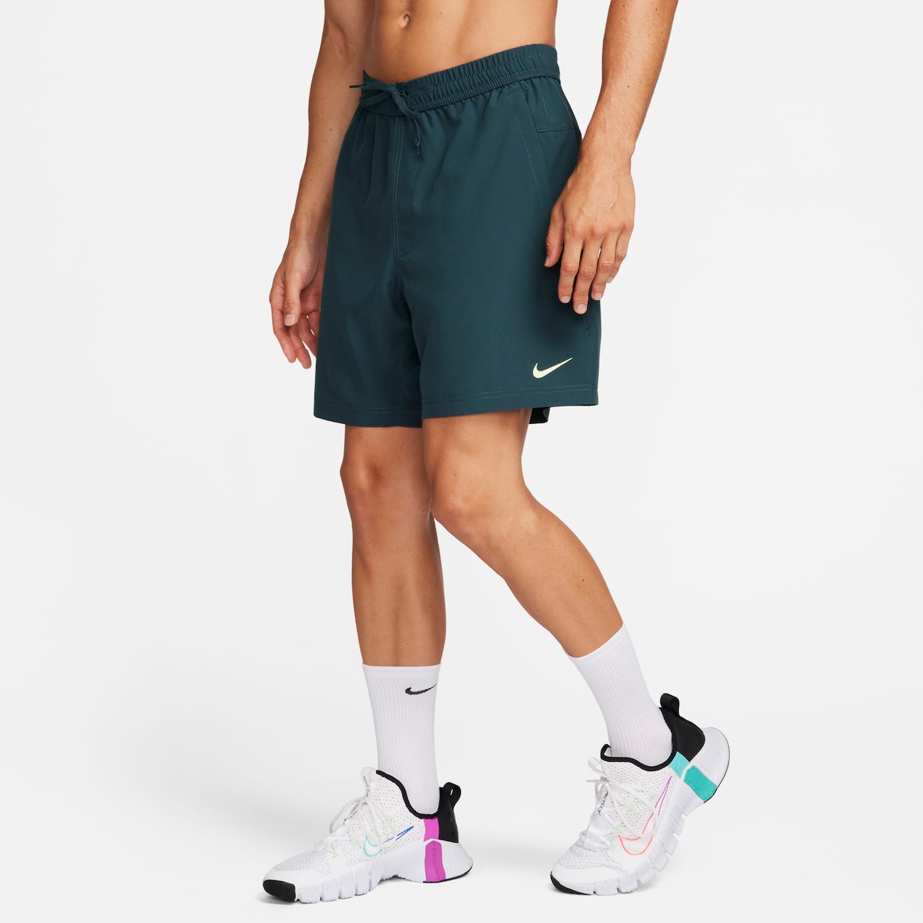 Alsidige Nike Form Dri-FIT-shorts (18 cm) uden for til mænd - grøn