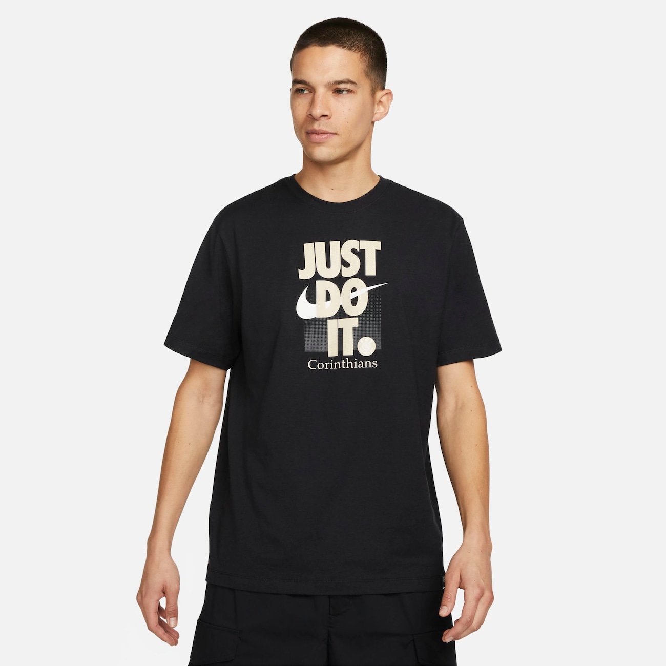 Oferta de Camiseta Corinthians Just Do It Masculina Nike - Just Do It