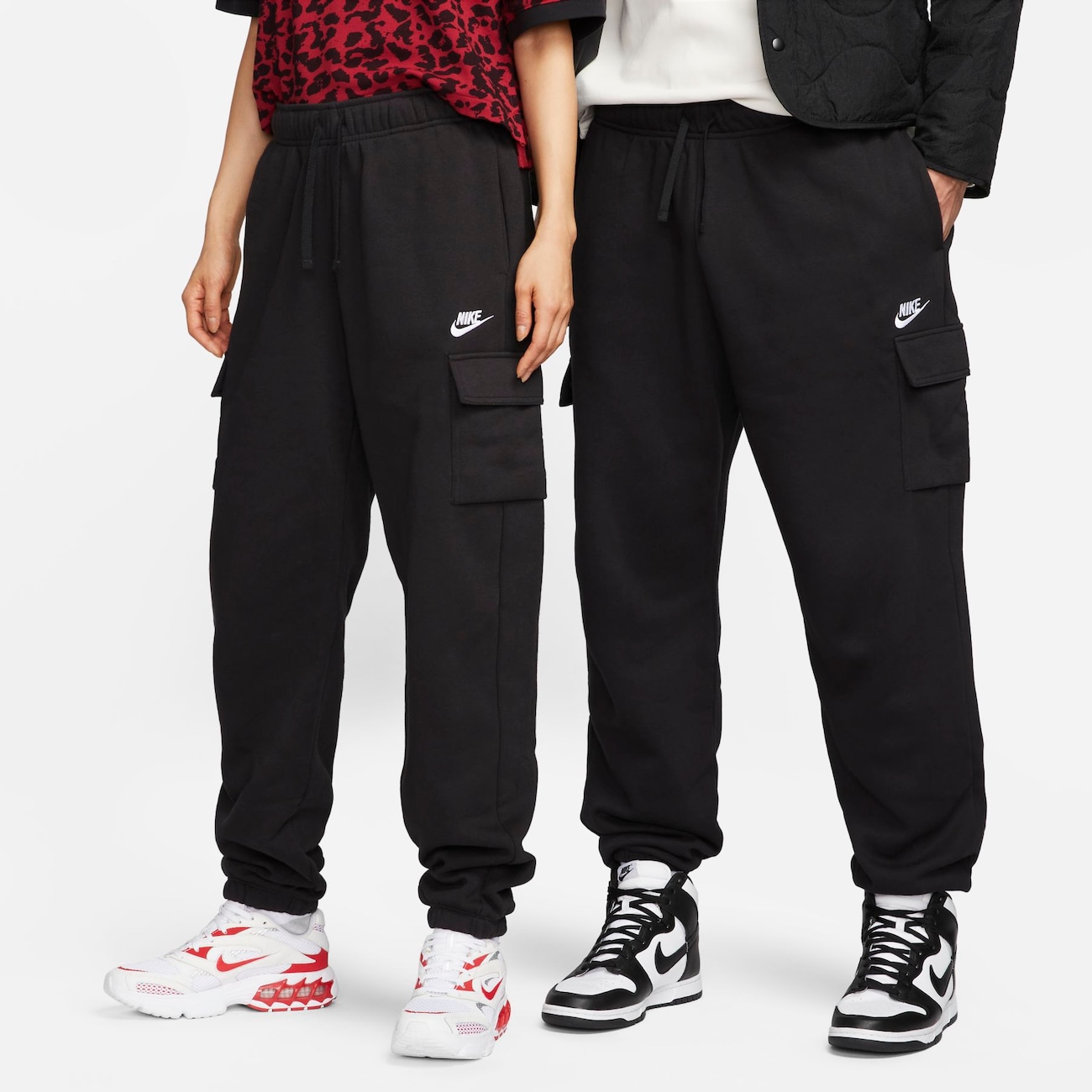 Calça Feminina Nike Sportswear Club FLC FT GX Wide - Escorrega o Preço