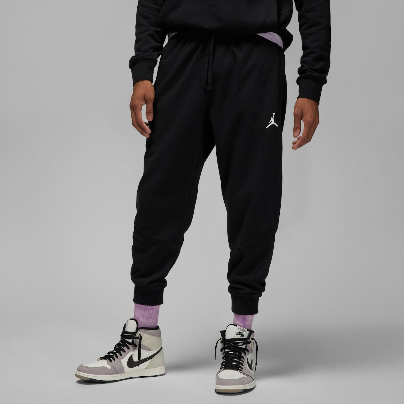Jordan Dri-FIT Sport-fleecebukser til mænd - sort