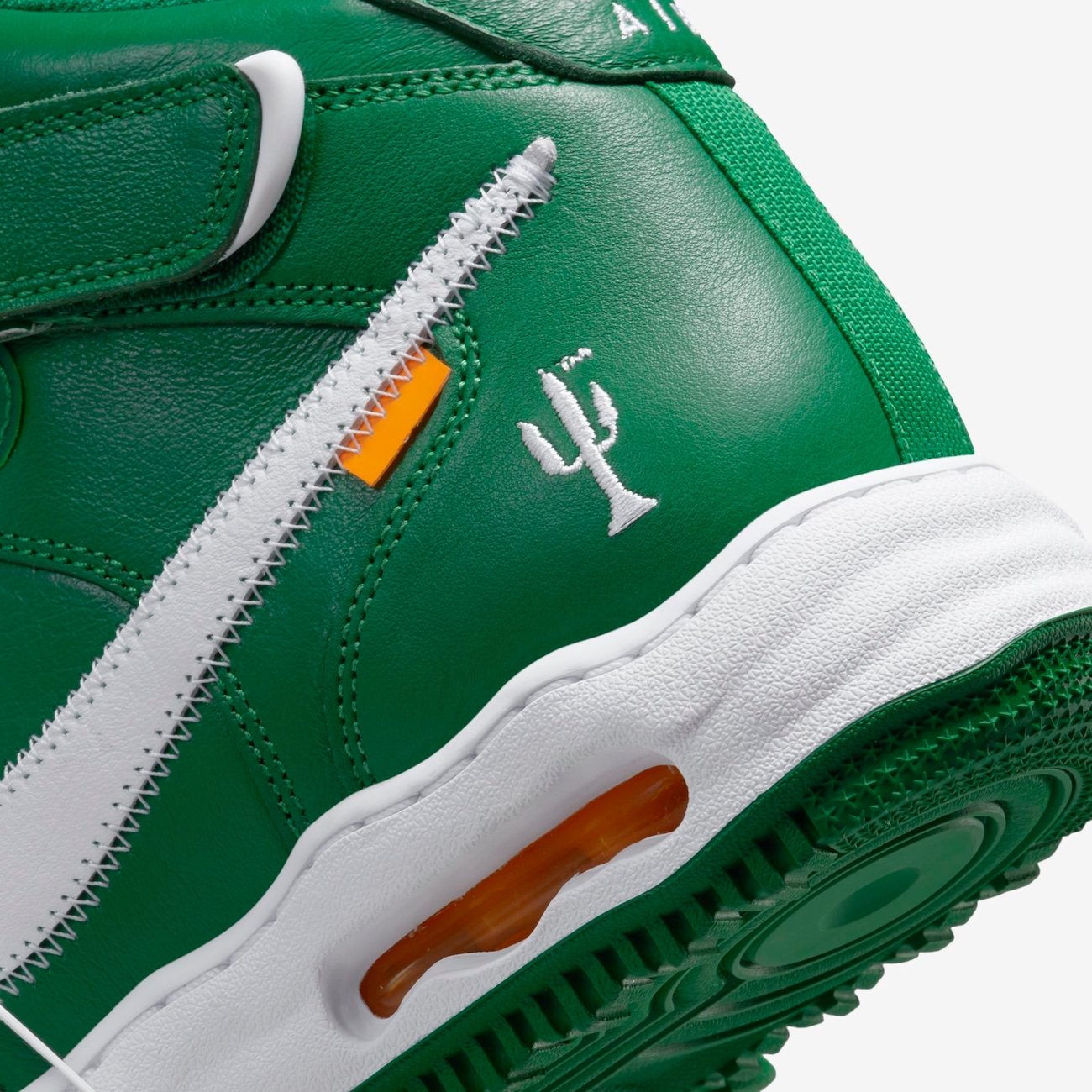 Tênis Air Force 1 Mid x Off-White™ Pine Green - Sneakers Nike