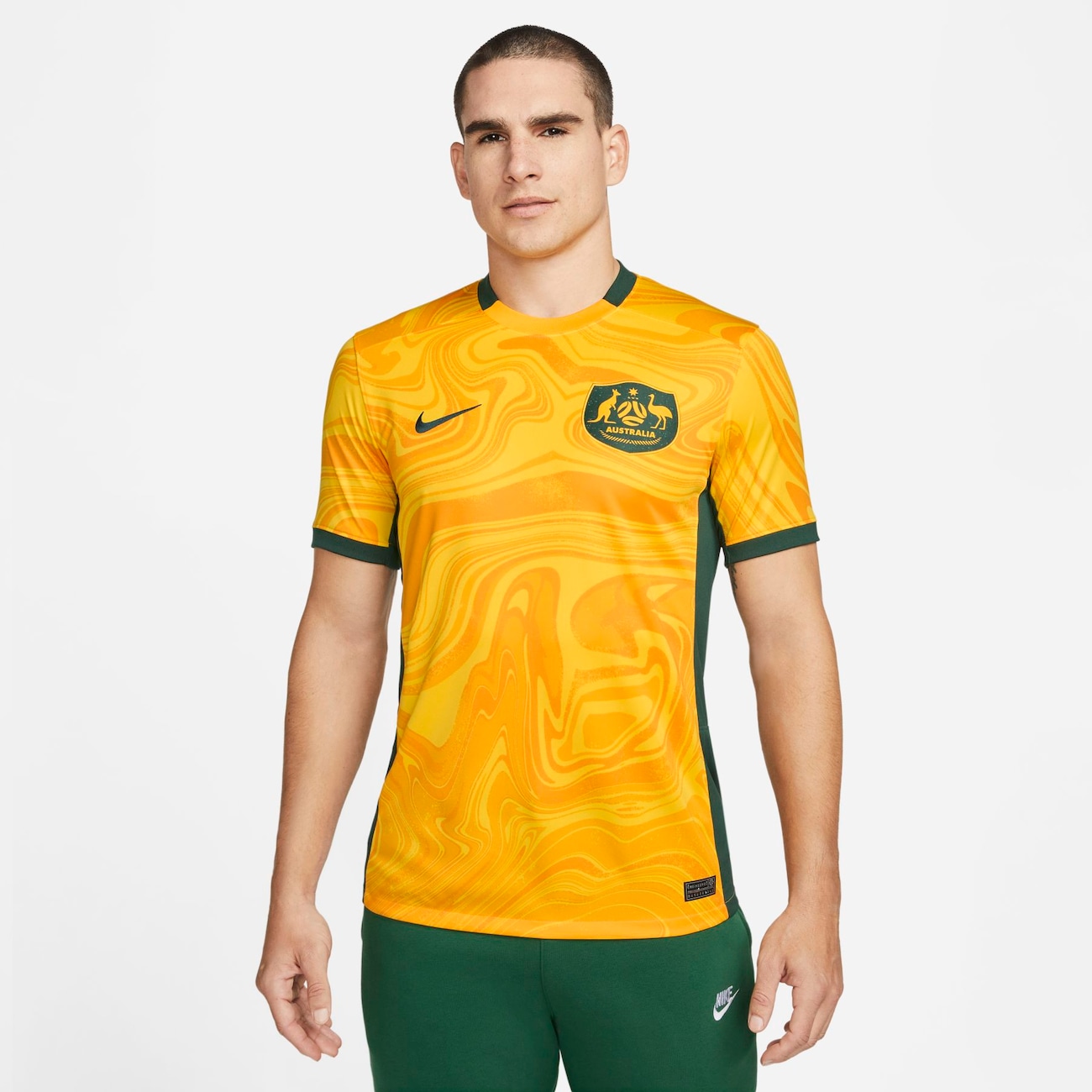 Camisa Nike Austrália I 2023/24 Torcedor Pro Masculina
