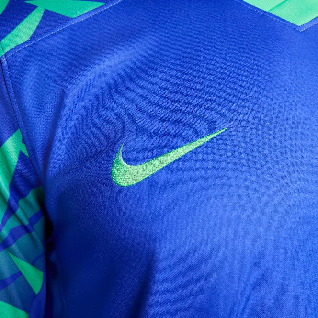 Camiseta Nike Brasil II 2022/23 Supporter Masculino - Azul (Malha Tail