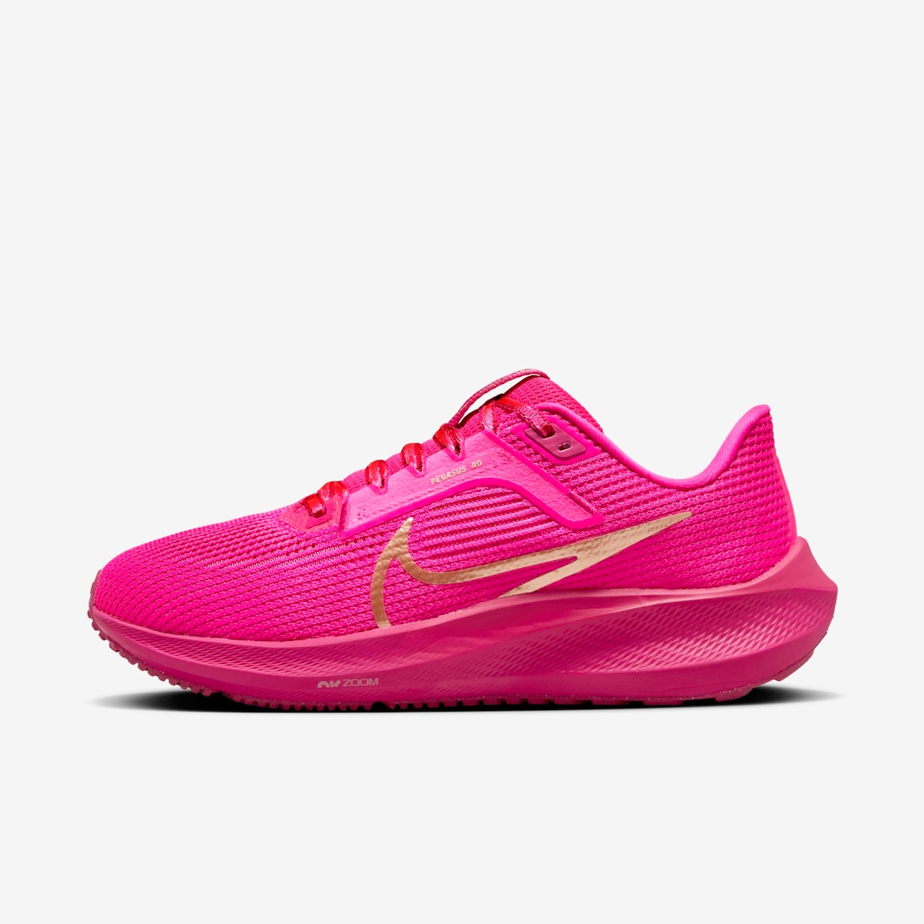 Nike Pegasus 40 Hardloopschoenen voor dames (straat) - Rood