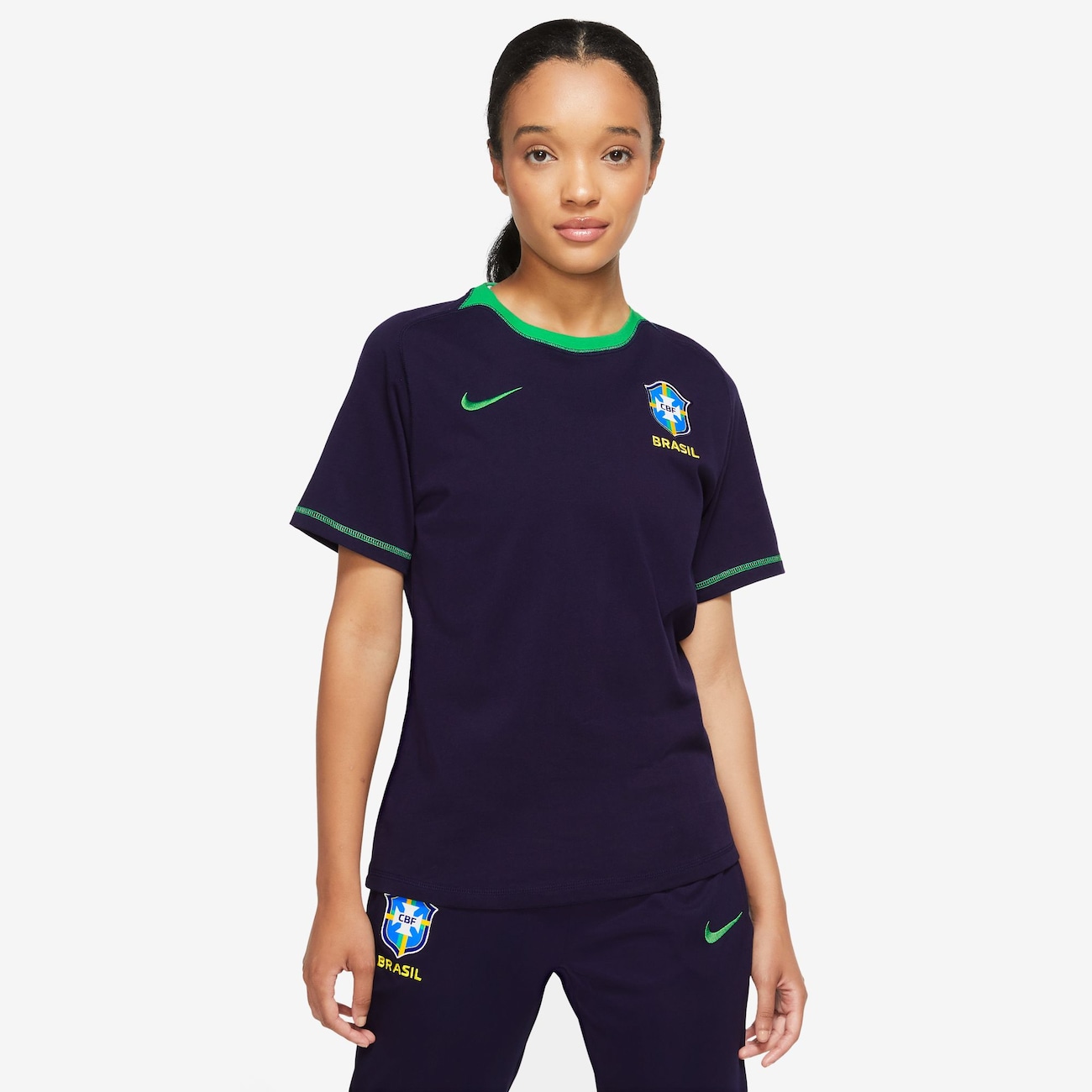 Camiseta Nike Brasil Travel Feminina