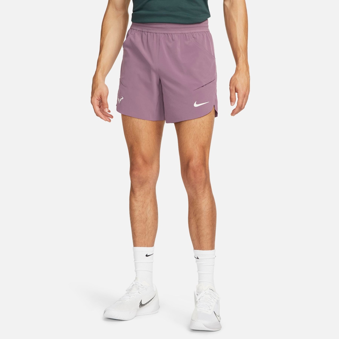 Rafa Nike Dri-FIT ADV Tennisshorts voor heren (18 cm) - Paars