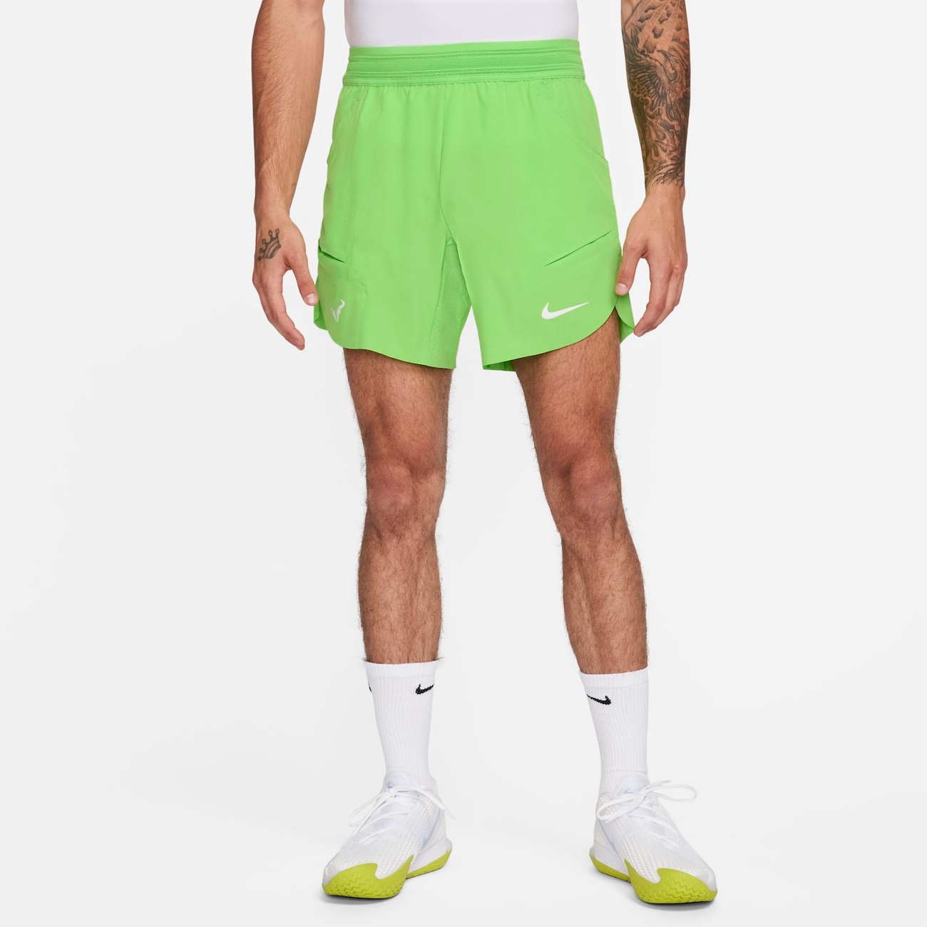 Rafa Nike Dri-FIT ADV-tennisshorts (18 cm) til mænd - grøn