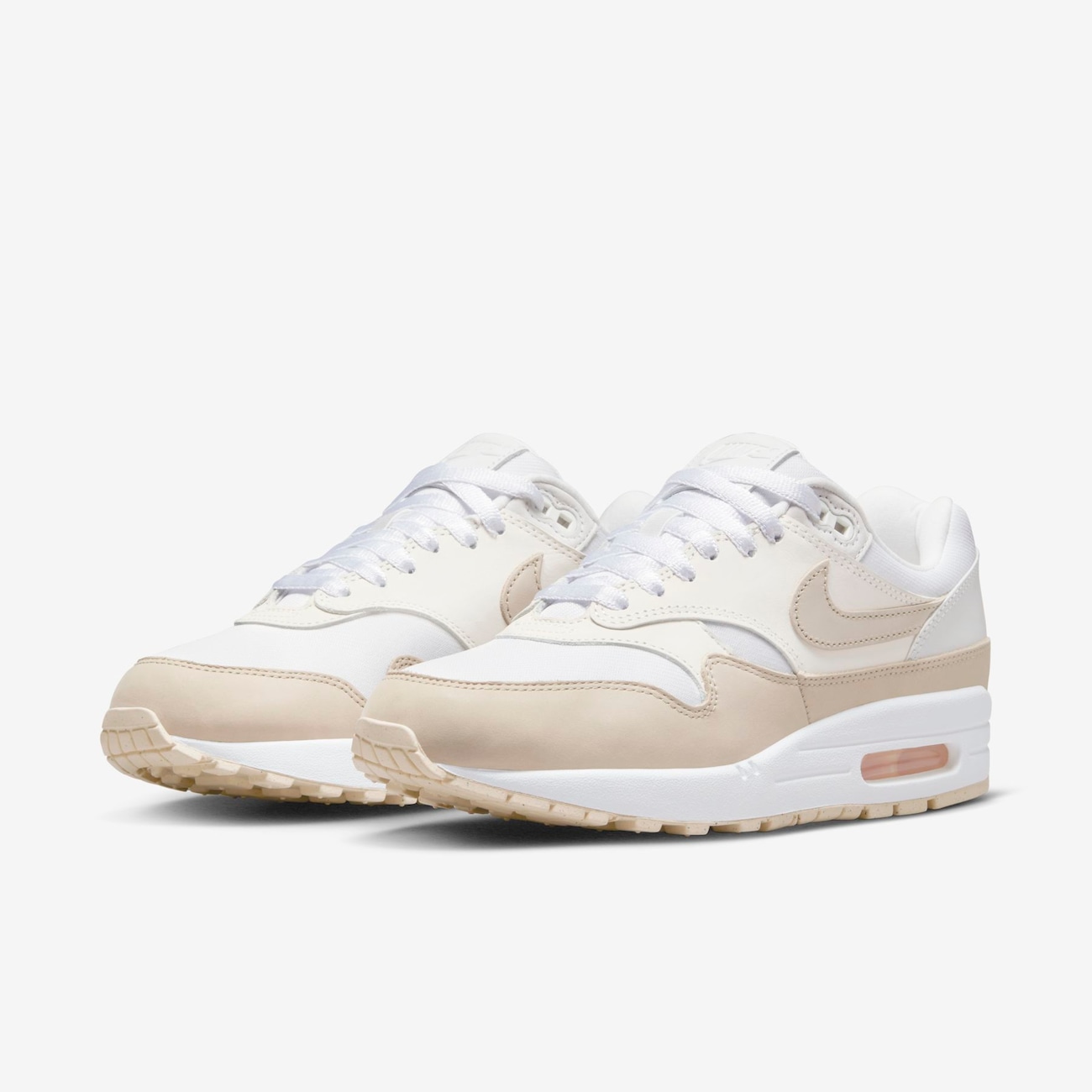 Womens white store air max 1