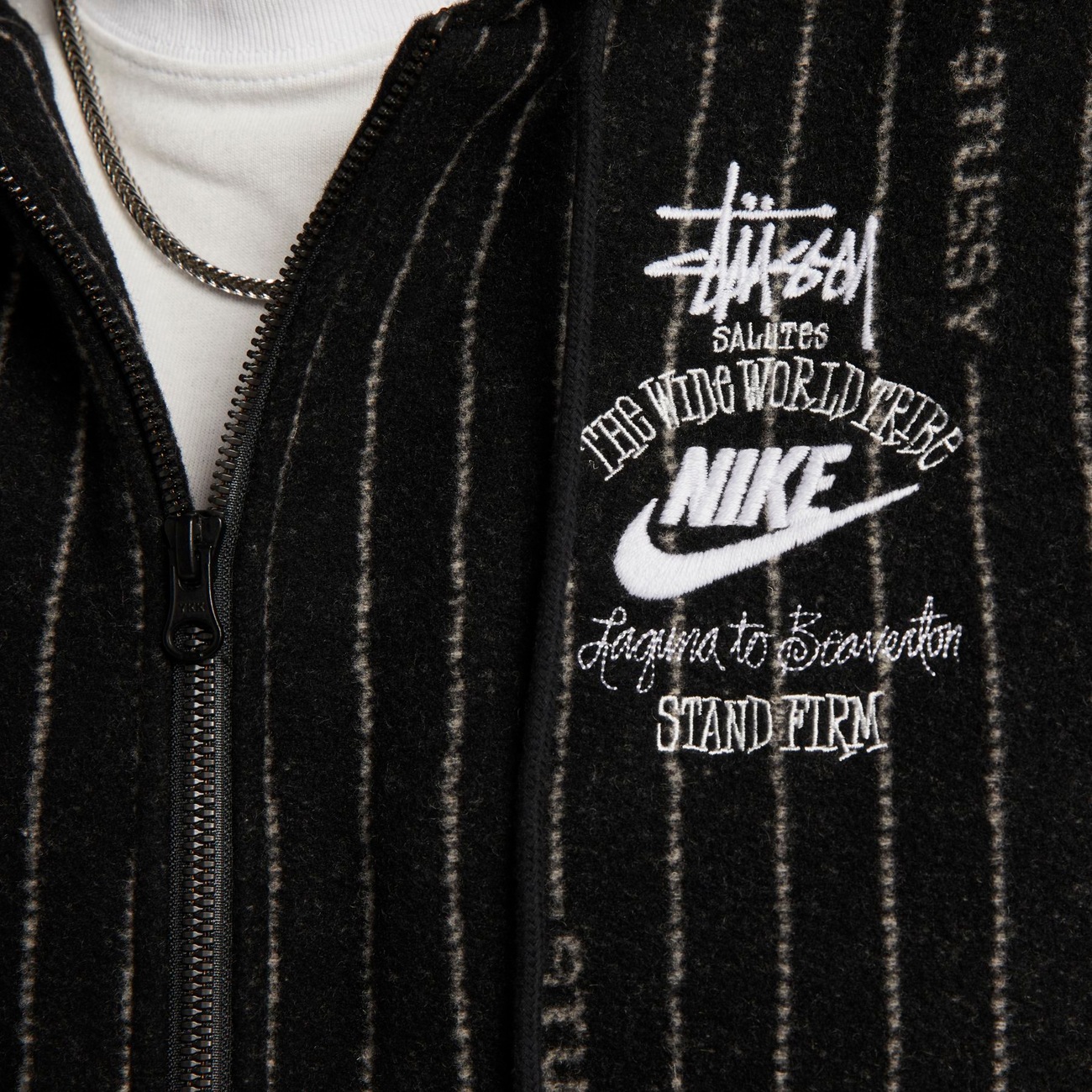 Nike x Stüssy Striped Wool Jacket - Nike