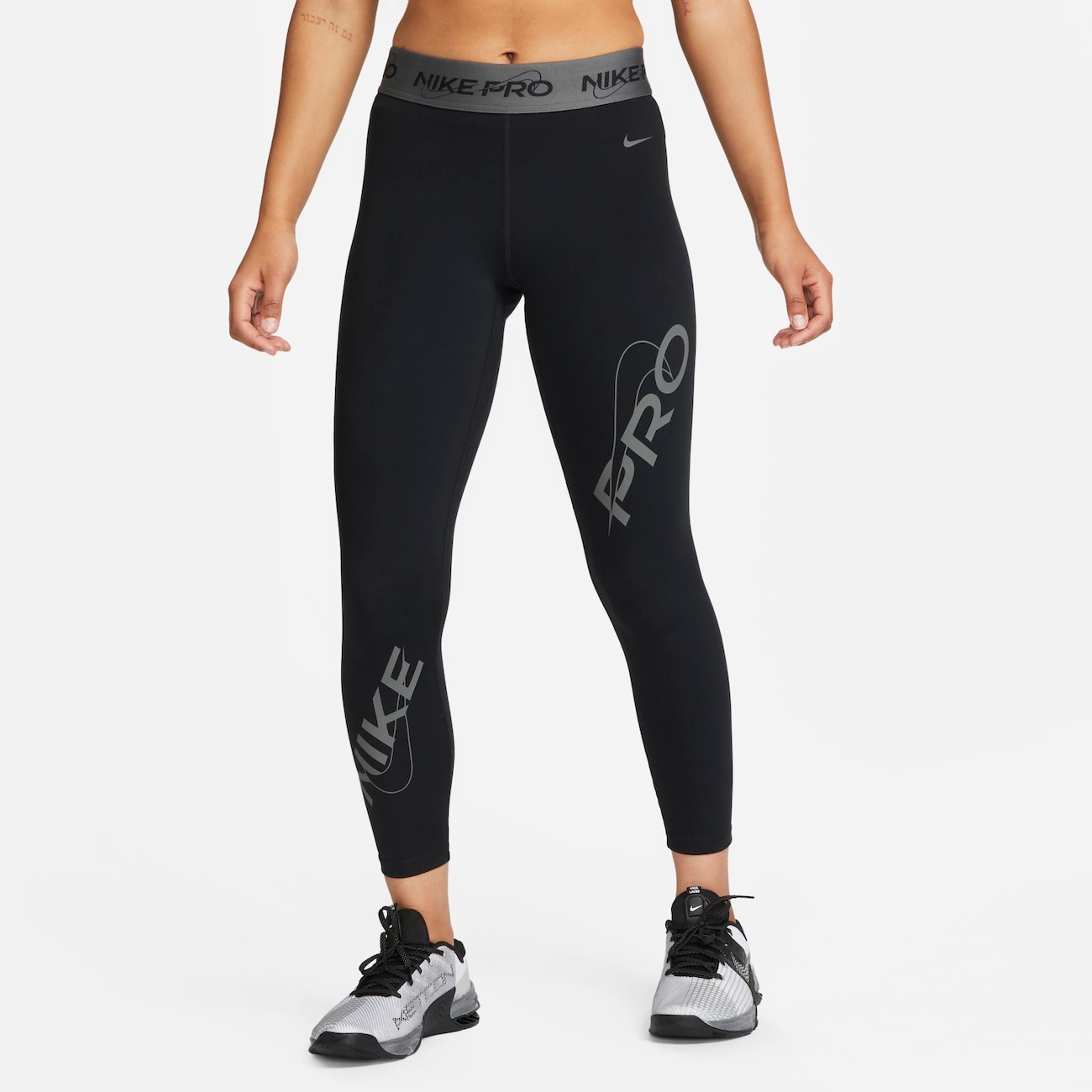 Calça Legging Capri Nike Pro Hipercool - Feminina