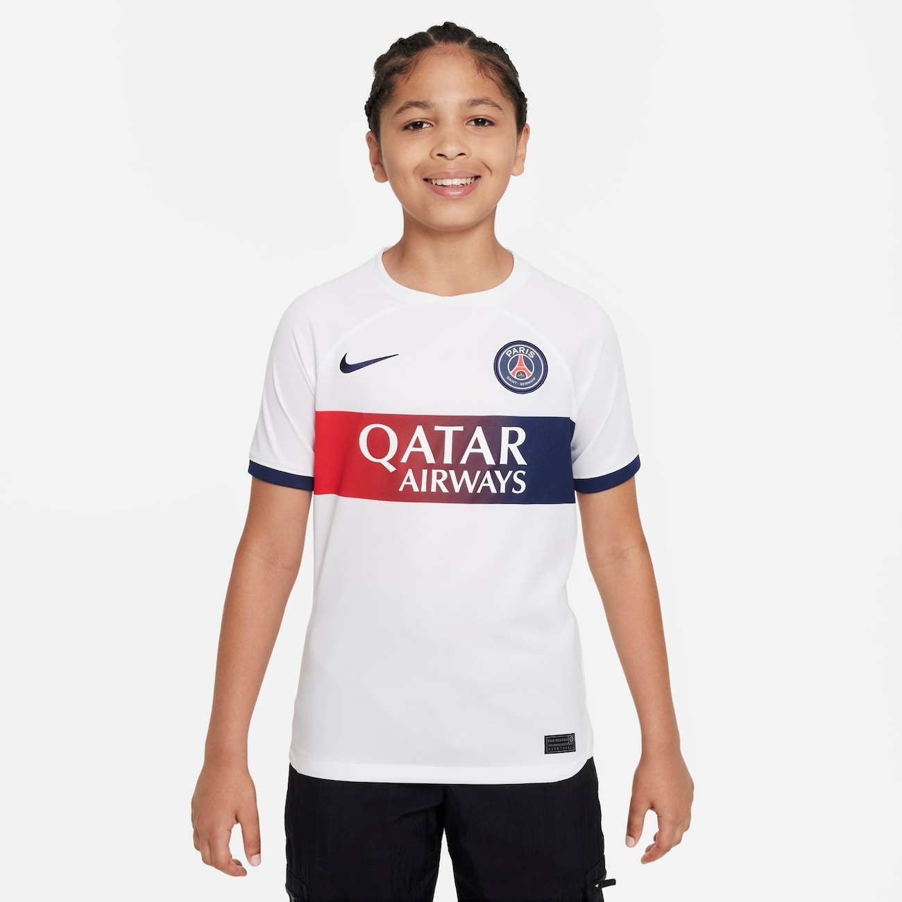 Camisa Nike PSG II 2022/23 Torcedor Pro Infantil