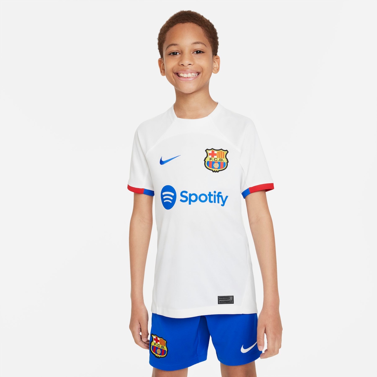 Camisa Nike Barcelona II 2022/2023 Torcedor Pro Infantil